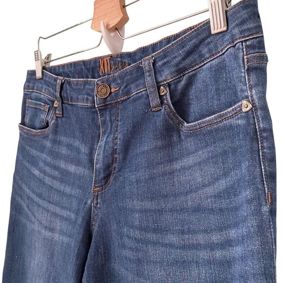 Kut Kut from the Kloth Classic Straight Leg Blue Denim Jeans in Size 10 - Picture 3 of 9